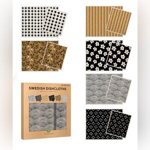 NEW Swedish Dishcloth Set perfect combination of sponge and dishcloth